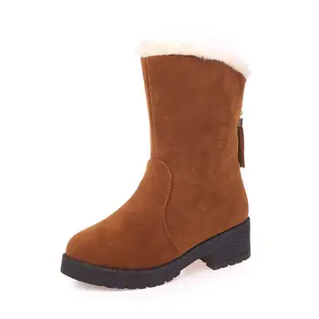 Tossud naiste saapad 2021 tahke velvet soe non-slip pahkluu saapad naiste kingad talvel lumi saapad põhjuslik kingad naine Papud