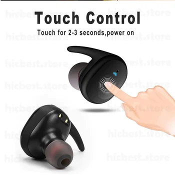 Touch Control Blutooth Earphon Wirless iPhone ' i Juhtmeta Kõrvaklapid 5.0 Bluetooth Kõrvaklapid Sport Earbuds iPhone SE 11 Pro