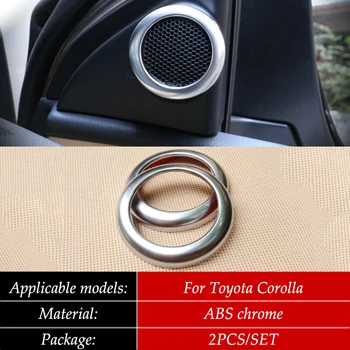 Toyota Corolla S-FAIL Corolla Hübriid-2018 ABS Plastikust Auto Stereo Audio Kõlari Katted Ringi sisustuselemendid 2 tk