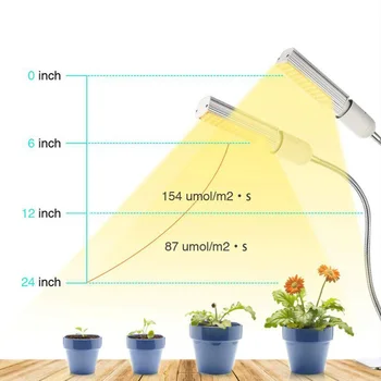 Täieliku Spektri Dual Pea, USB-Taimer LED Grow Lambid toataimed lill Füto Kerge hydro lamp Kasvu growbox köögivilju Pirn Clip-Omanik