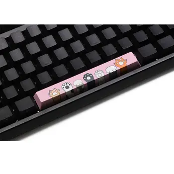 Tühikuklahvi Keycap PBT Pool Viis Värvi-Subbed Tühikuklahvi 6.25 U Kirss Profiili Space Bar Keycap DIY Mehaaniline Klaviatuur