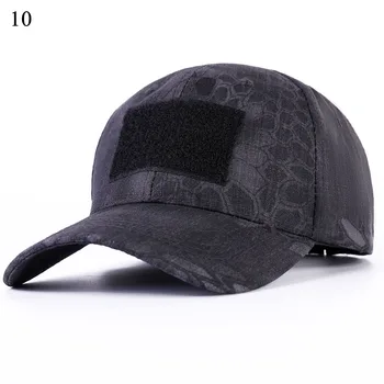 Unisex Pesapalli Mütsid Väljas Sport Snapback Kamuflaaž Taktikaline Müts Kõrb Camo Baseball Cap Reguleeritav Sunwear Must Madu Mütsid