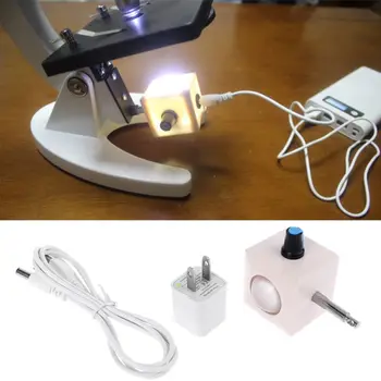 USB-Valge LED Valgustus Põhja Valgus Lamp Allikas Bioloogilise Mikroskoobi Reguleeritavad Tuled