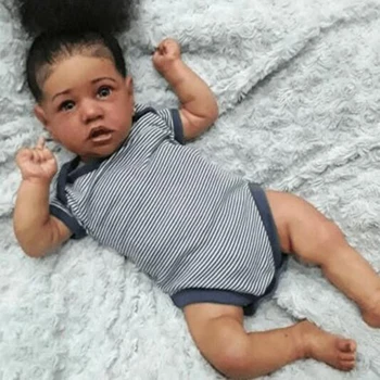 Uuestisündinud Beebi Mannekeeni Tüdruk 58CM 22inch Vinüül Jäsemed Lapiga Keha Super Realistlik Bebe Todder Nukk Beebi Mänguasi Lapsele Sünnipäeva Xmas Kingitus