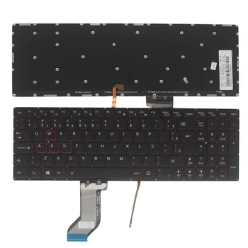 UUS brasiilia Lenovo ideapad Y700 Y700-15ISK Y700-17ISK Taustavalgustusega sülearvuti Klaviatuur BR Ilma raami