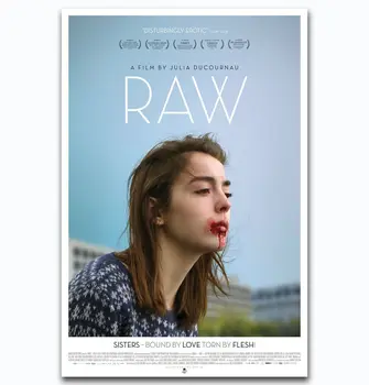 Uus kuum RAW Klassikaline Film Film 2016-Silk Art Plakat Seina Kleebis Teenetemärgi Kingitus