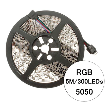 UUS LED Valgus 5050 RGB Paindlik Lindi Fita RGB Led Tuled Lindi Diood 5M/10M Mitte-Veekindel ja 24Key pult