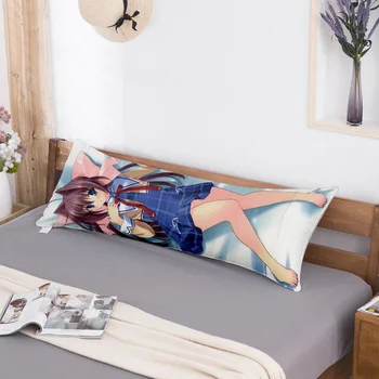 Uus Seksuaalse Anime Tüdruk Kallistamine Keha padjapüür Pikk Padi Pehme Kaas Kandiline Padi Home Decor Mänguasjad, Aksessuaarid Kingitused 1,5 m
