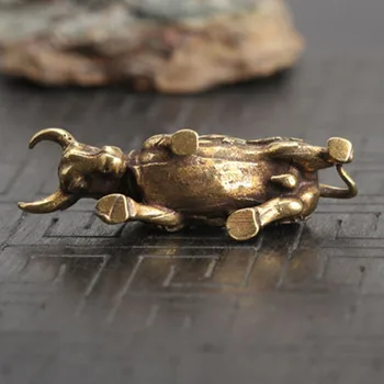 Vask Bull Ornament Miniatuuri Kujukeste Käsitöö Laud Laua Kaunistamine Ekraan Stabiilne Ja Tugev