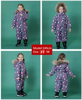 Vastsündinud Beebi Tüdrukute Talve 2020 Romper Snowsuit Puuvillane Lilleline Muster Tõmblukk Koos Kapuutsiga Imiku Overcoat Lapsed Lumi Kanda Kombekas