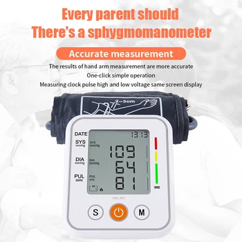 VILECO Tervise Käe Automaatne vererõhu Monitor BP Sphygmomanometer Rõhu Mõõtja Tonometer Arteriaalse Rõhu Mõõtmiseks