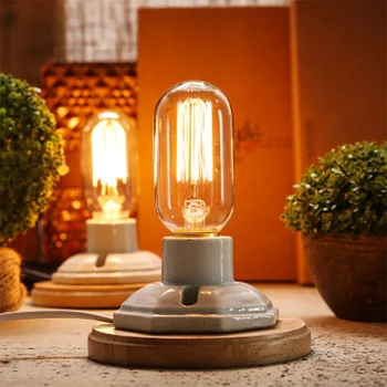 Vintage Magamistuba, Elutuba Tabel Lamp Tööstus-Uuring, Laualambid Edison Luminaria Edison Kontori Valgustus Lambihoidja E27