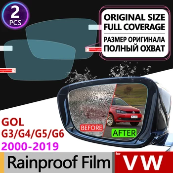 Volkswagen VW Gol G3 G4 G5 G6 2000 - 2019 Täielikult Katta Anti Udu Film Rearview Mirror Veekindel Anti-Fog Filmide Auto Tarvikud