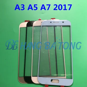 Väline Originaal Esi-Välimine Klaas Objektiivi asendus Samsung Galaxy A3 A320 A5 A520 A7 A720 LCD puuteekraani klaas+Liim