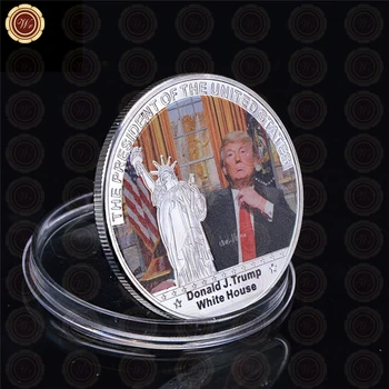 WR 5TK 2019 President Donald Trump AAA hõbetatud mälestusmünte Boutique Ameerika Mälestus Uudsus Mündi