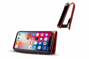 YXAYN Rahakott Kate juhul Nahast Flip Case For iPhone 8 7 Pluss X XS 12 Mini 11 Pro MAX Telefoni Tagasi Juhul