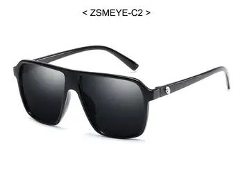 ZSMEYE 2018 11 värve Square Classic Päikeseprillid meestele Bränd Hot Müüa päikeseprillid Vintage Oculos UV400 Oculos de sol