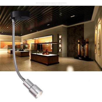 10-70 kraadi Cree astmevaba suum valgusvihu nurk reguleeritav ülemine seinale paigaldatud spot lamp paindlikumaks muuseum ,kapp ,taust