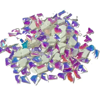 100tk Mix Kujuga Kristallid, Klaas Päevavalgus Küünte Kive Hõõguv Öö Marquise Värviline Kalliskivid 3D Nail Art Teenetemärgid