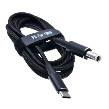 100W Sülearvuti Toide Adapter Charing Kaabel USB-Tüüp C-DC7.4*5.0 mm Pistikuga Converter Dell N4010 N4030 N4050 1400 D610