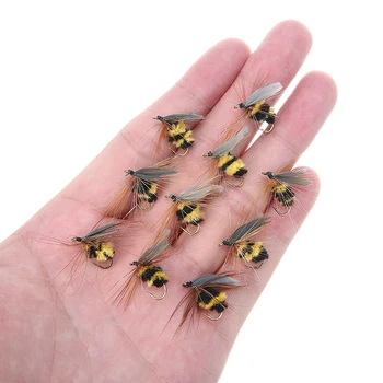 10tk Biooniline Meemesilaste Mesilaste Herilane Putukate Forell Fly Kalapüügi Lures Ostmisele Tegeleb Kunstliku Kalapüügi Lures Biooniline Meemesilaste Sööt