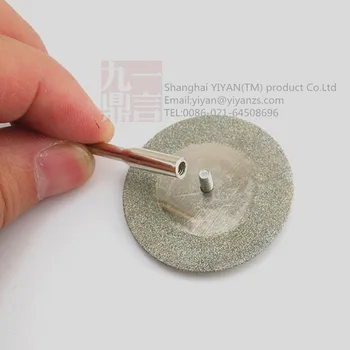 10tk/set Diamond Cutting disc saetera teemant lõikur klaas gemstone lõikekettad kettad koos 2 mandrels tasuta shipping