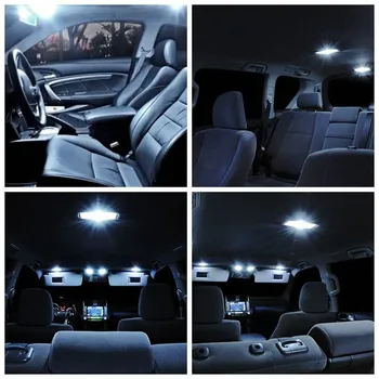 11pcs Xenon Valge LED Valgus Auto Pirnid Interjööri Pakett Komplekt 2013-2017 Mitsubishi Outlander Kaart Dome Pagasiruumi kindalaegas Lamp