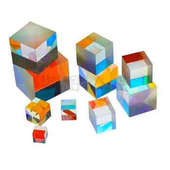 15mm Kuupmeetri Teadus-Cube Optiline Prisma Fotograafia Hexahedral Prisma Kodu Kaunistamiseks Prisma Klaas