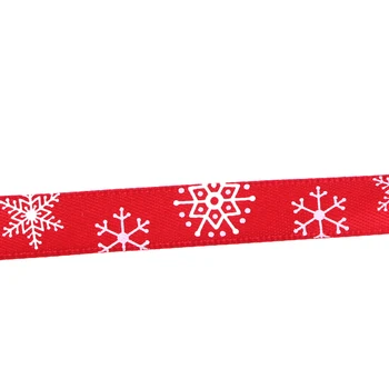 1cm Lai Christmas Ribbon 20m Pikk Lumehelves peenike Kingituste Pakkimine, Kiletamine