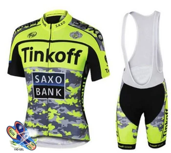 2020. aasta Saxo Bank Tinkoff Ropa Ciclismo de carreras Ropa Ciclismo Jersey 19D, lühikesed püksid, rinnatüki jalgrattasõit jersey set triatloni skinsuit