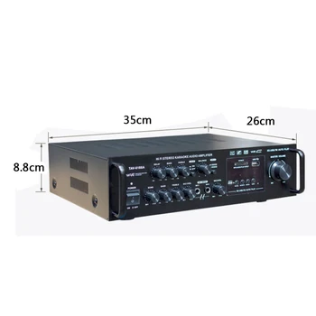 220-240V 2000W Wireless Digital Audio Võimendi 4ohm bluetooth Stereo Karaoke Võimendi 2 MIC Sisend FM-RC kodukino Võimendi