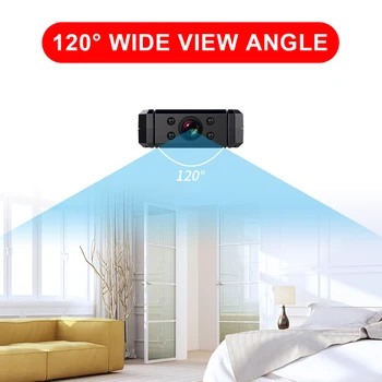 4K WiFi Mini Kaamera Home Security Camera IP CCTV Järelevalve 120 Dgree Lai Nurk IR Öö Versioon beebimonitor Algatusel Detecte
