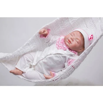 50cm Silikoon uuestisündinud magab beebi tüdruk nukud mänguasi tõetruu 20inch vinüül vastsündinud princess väikelaste nukk bebe uuestisündinud tüdrukud sünnipäeva