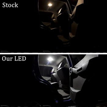 6Bulbs Auto LED Interjööri Kaart Dome Light Kit 2005-2012 2013 Nissan Xterra auto Pagasiruumi Lasti numbrimärk Lamp