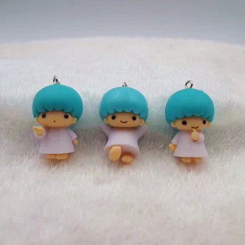 6tk/palju Päris Vähe Twin Tähed Vinüül Võtmehoidja Väikesed Nukud Võti Kott Ripatsid Võtmerõngast Mini Anime Multikas Nukk Joonis mänguasi