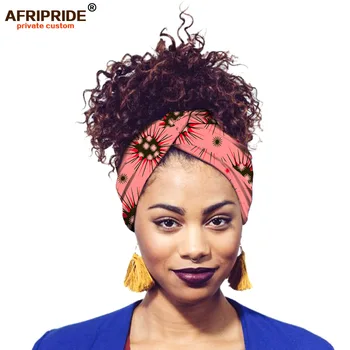 Aafrika ankara print Sall headscarf naiste AFRIPRIDE 200cm*12cm naiste puuvillane peapaelad casual fashion style A18H001