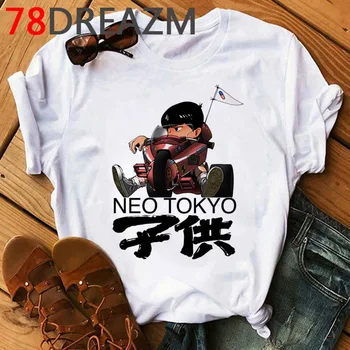 Akira Jaapani Anime T-Särk Meestele, Harajuku, Hip-Hop Naljakas Tshirt Neo-tokoyo Kawaii Cartoon T-särk 90s Graafiline Tops Tees Mees