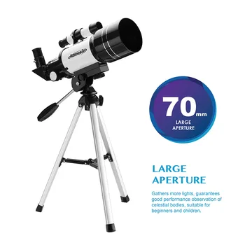 AOMEKIE 30070 Astronoomilise Teleskoobi Telefoni Omanik Kompaktne Statiiv 15-140X Kuu Vaadates Monocular jaoks Kid Algaja