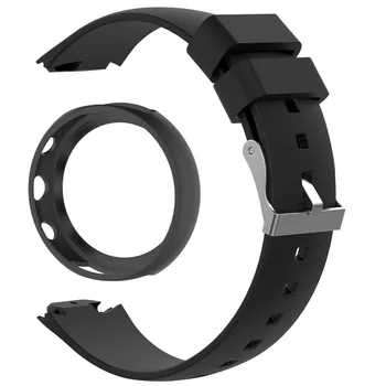 Asendamine Kummist Randmepael Watchband &Kaitsta Koorega Juhul Katta ASUS ZENWATCH 3 Smart Watch Band w/Protective Case