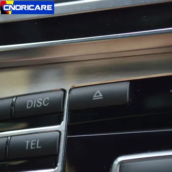 Auto Stiil Center Console kliimaseade CD Nuppu Raami Kaunistamiseks Kleebis Sisekujundus Jaoks Mercedes Benz E-Klass W212 2009-