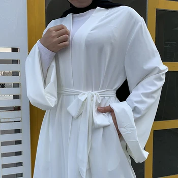 Avada Seal Kaftan Dubai Abaya Türgi Kimono Jakk Islam Moslem Hijab Kleit Jilbab Abayas Naiste Hommikumantel Ete Kauhtana Islami Riided