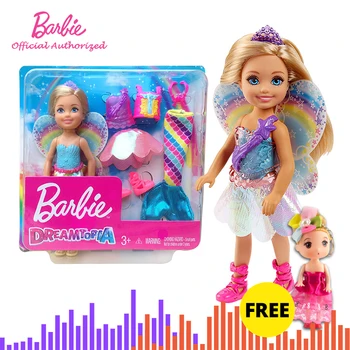Barbie Lubada Tüdruk Mänguasju Barbie Klubi Chelsea Magav Nukk Barbie Voodi Fashion Girl Naljakas Kutsikas Mänguasjad Sünnipäeva FJD00