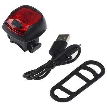 Bike Taillight USB Sissenõutavaks Tagasi, Lamp on Veekindel LED-Ratsutamine Tagumine Tuli