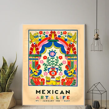 El Maestro Vintage Cactus Plakatid ja Pildid Lõuend Kunsti Maali Mehhiko Seina Art Dekoratiivne Pilt Kodu elutoa Kaunistamiseks