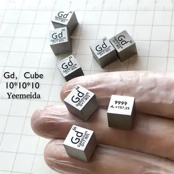 Element Cube 10mm Puhas Tihedus Metalli Kogud Tantaal-Hafniumi-Volfram-Reenium Gadoliiniumi Erbium samaariumi pulber