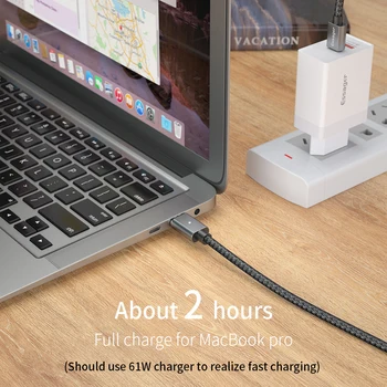 Essager Magnet-USB-C-Tüüpi USB-C Kaabel MacBook, iPhone, 11 Pro Max 100W PD Kiire Laadimine 4.0 3.0 5A Tüüp-C Magnetiga Laadija