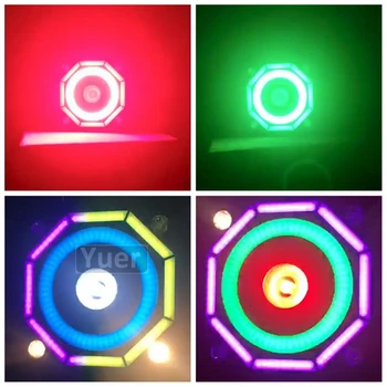 Etapi Valgustuse Mõju Muusika Auto/Heli Actived 240 LED RGB Halo Pikslit Tausta Tuled Club Disco DJ Pool Baar KTV Pulm