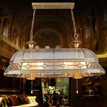 Euroopa Palee barokk-stiilis suur vintage vask ripats tuled rippus lamp loft LED E14 E27 hotell restoran elutuba baar