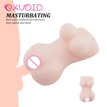EXVOID Mees Pussy Masturbator Seksikas Masturbatory Cup 4D Realistlik Deep Throat Oral Sex Mänguasjad Meeste Kunstliku Vagiina Suu Anal