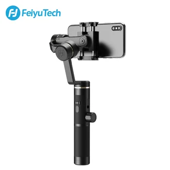 FeiyuTech SPG 2 3-Telje Gimbal Stabilizer Splashproof Iphone Xs Max X 8 7 Plus Samsung S8 S9 Action Kaamera Gopro 7 6